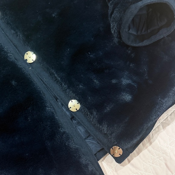 Reversible Faux Fur Hooded Puffer Jacket REBECCA MINKOFF - Picture 7 of 17